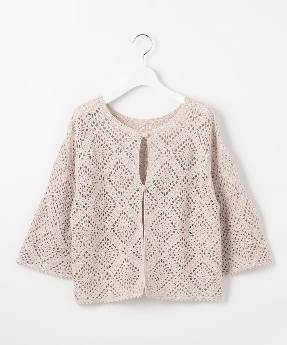 J.PRESS LADIES 【洗える】クロッシェ ニット 