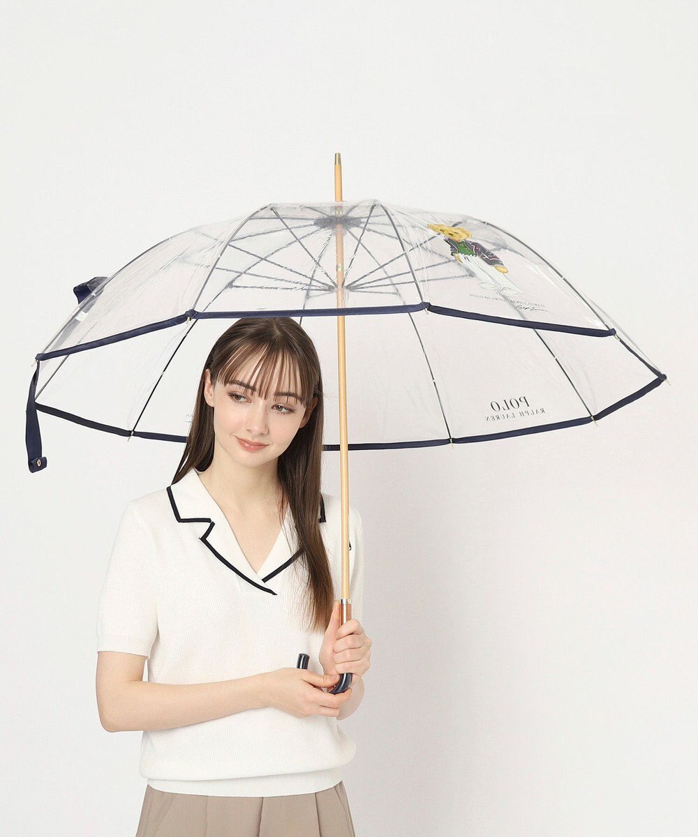 MOONBAT POLO RALPH LAUREN（ポロ ラルフローレン） 長傘 ビニール傘 BEAR ポロベア 10本骨 