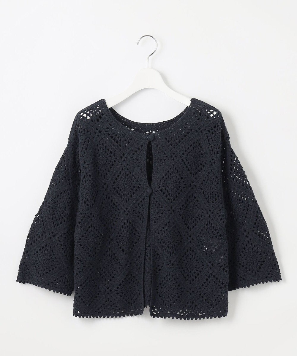 J.PRESS LADIES 【洗える】クロッシェ ニット 