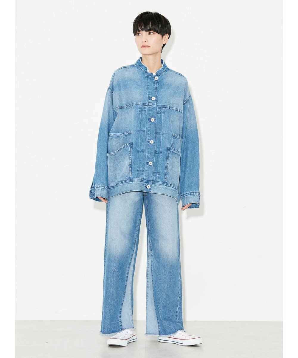 AMERICAN HOLIC 切替フレアデニム 