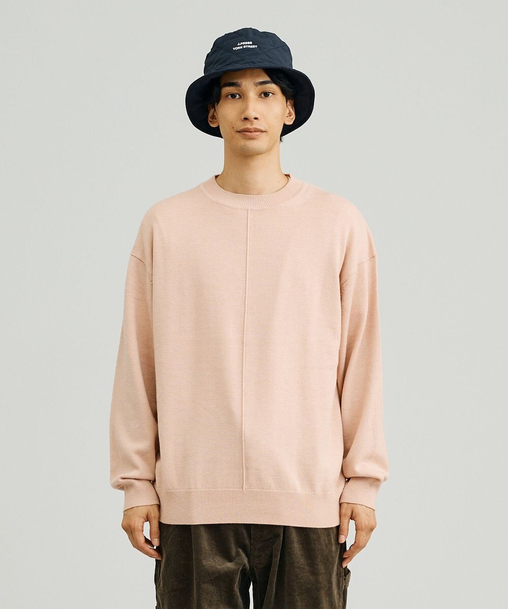 J.PRESS YORK STREET 【UNISEX】ANTI PILLING WOOL クルーネックニット 
