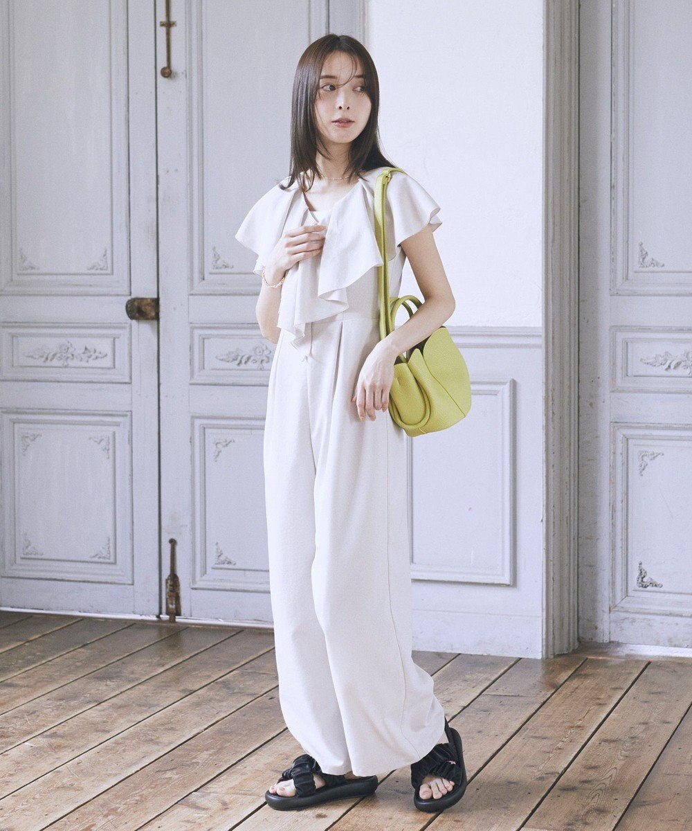 earth music&ecology ラッフルサロペット 