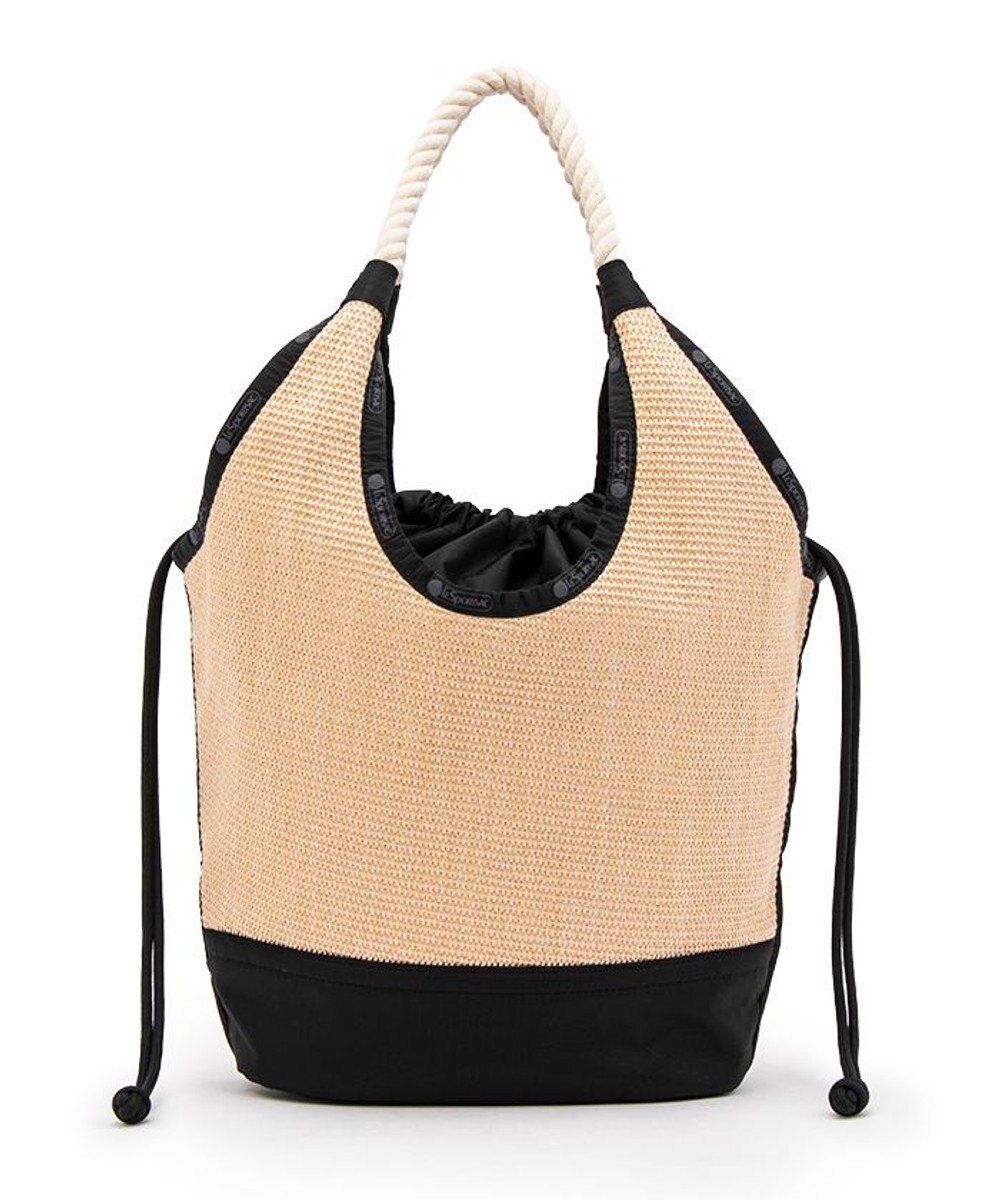 LeSportsac LG DIAMOND TOTE/ブラックラフィア 