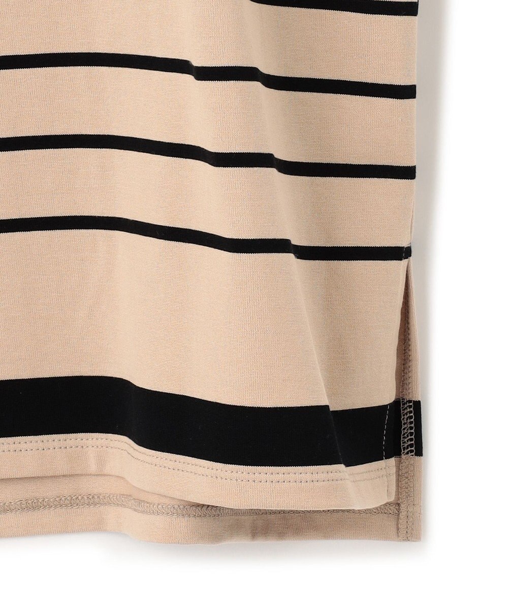 23区 S 【洗える】ランダムボーダー フレンチスリーブ カットソー 