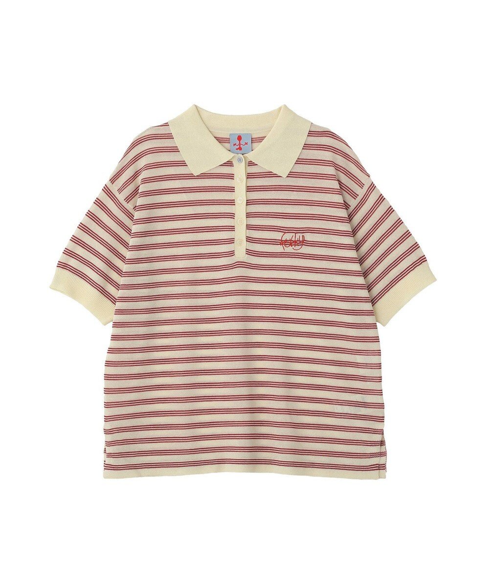 AMERICAN HOLIC 【TOY STORY 5】ボーダー半袖ニットポロ 