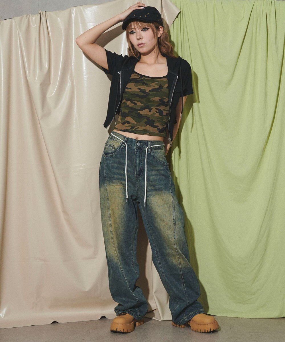 WEGO WジップクロップドSSピチPK 