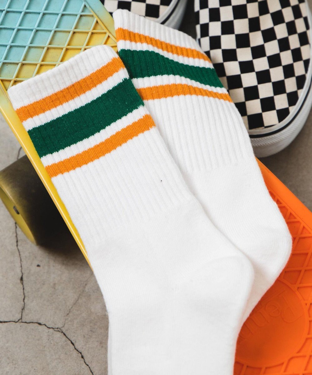 WEGO 底パイルラインソックス 