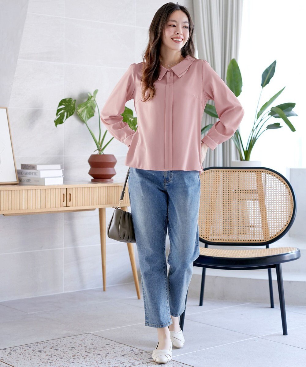 Tiaclasse レイヤードカラーブラウス 