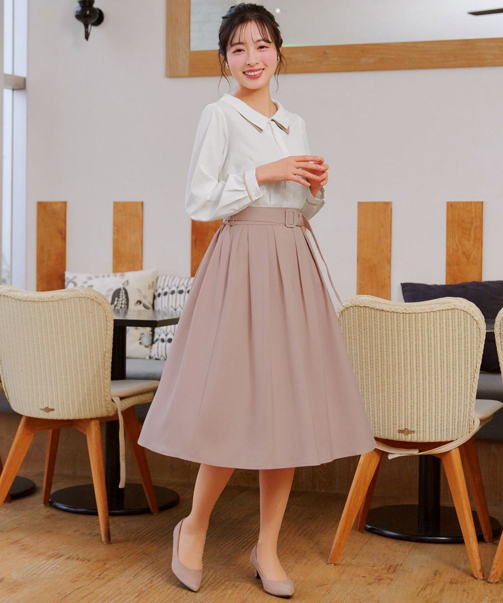 Tiaclasse レイヤードカラーブラウス 