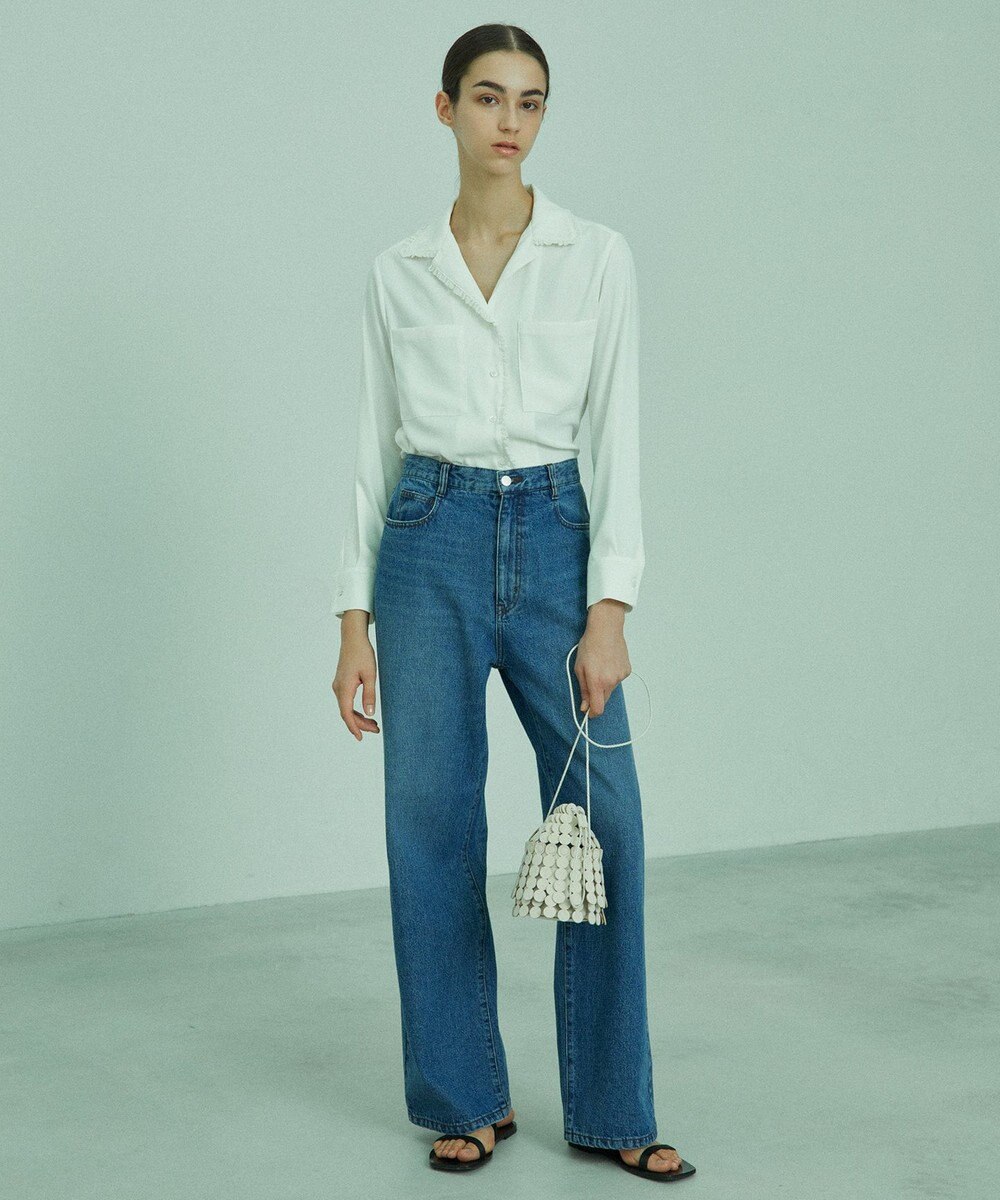 BEIGE， DANDELION / ギャザーフリルブラウス 