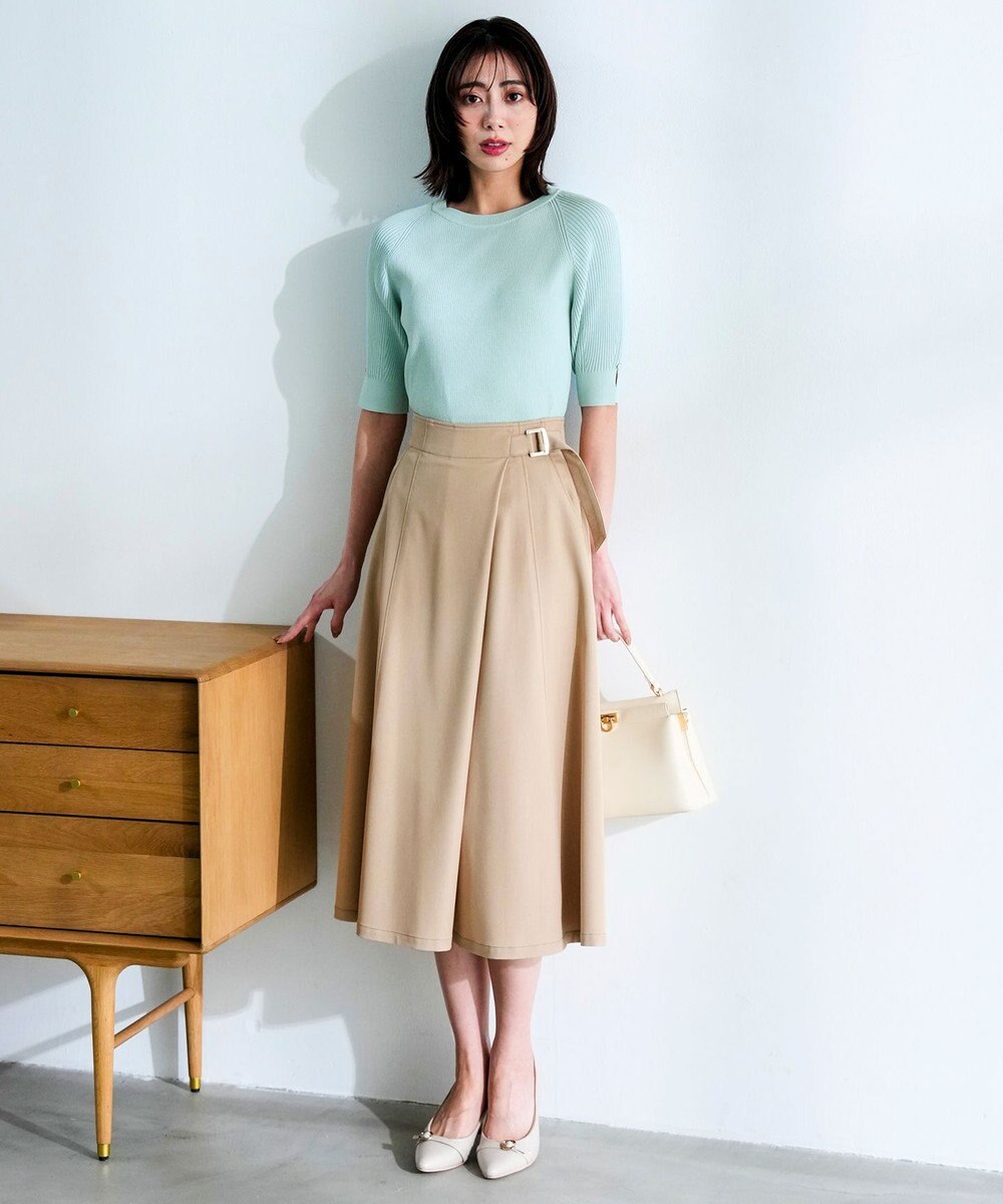 ANY SIS L コクーンスリーブ ニット 