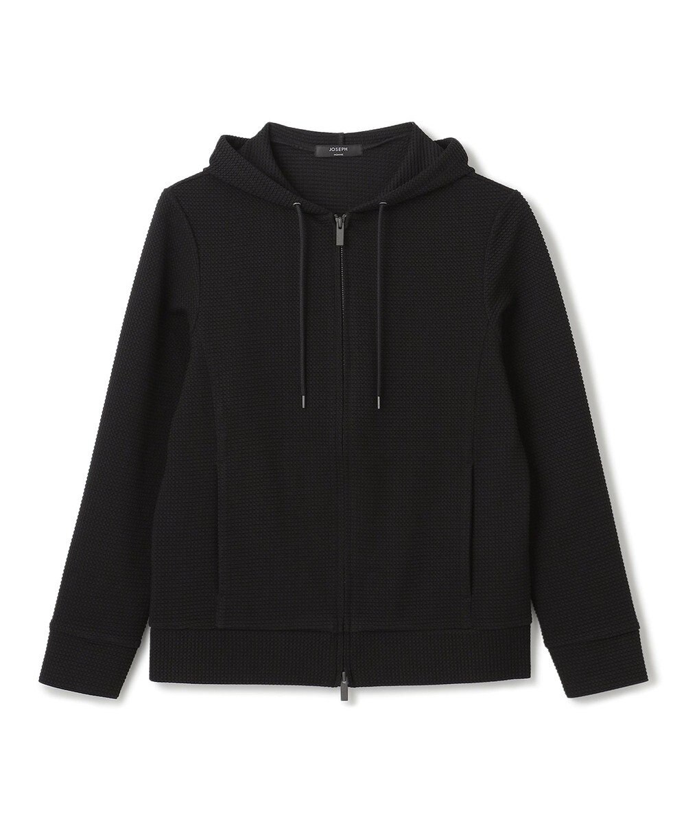 JOSEPH HOMME 新色追加【オリジナル素材/シワになりにくい】ライトタックジャージー ジップアップパーカー 