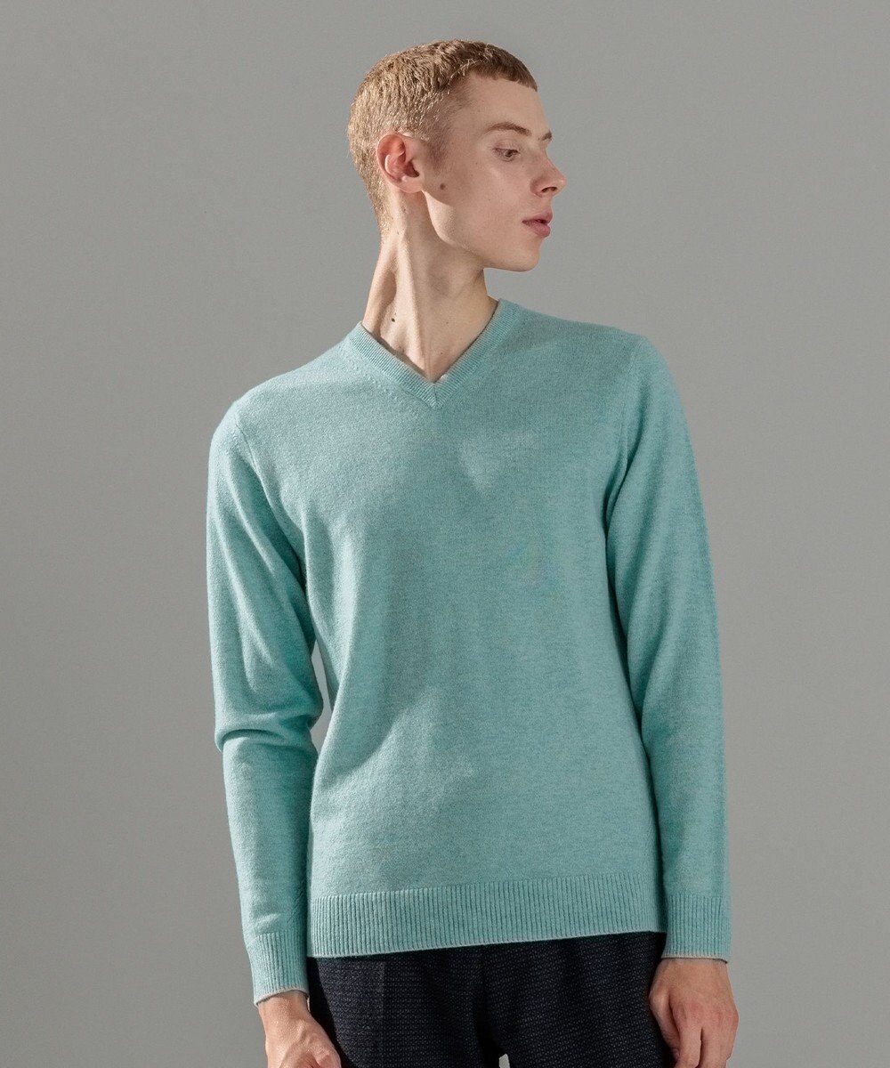 JOSEPH HOMME ピュアカシミヤ　Vネックニット 