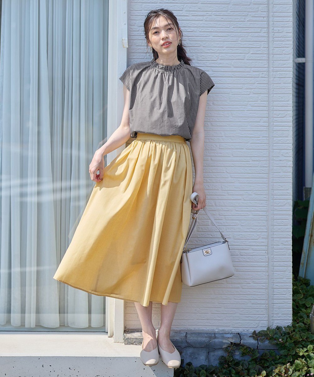 ANY 【抗菌防臭/速乾/手洗い可】エニィファンクション ノースリーブブラウス 