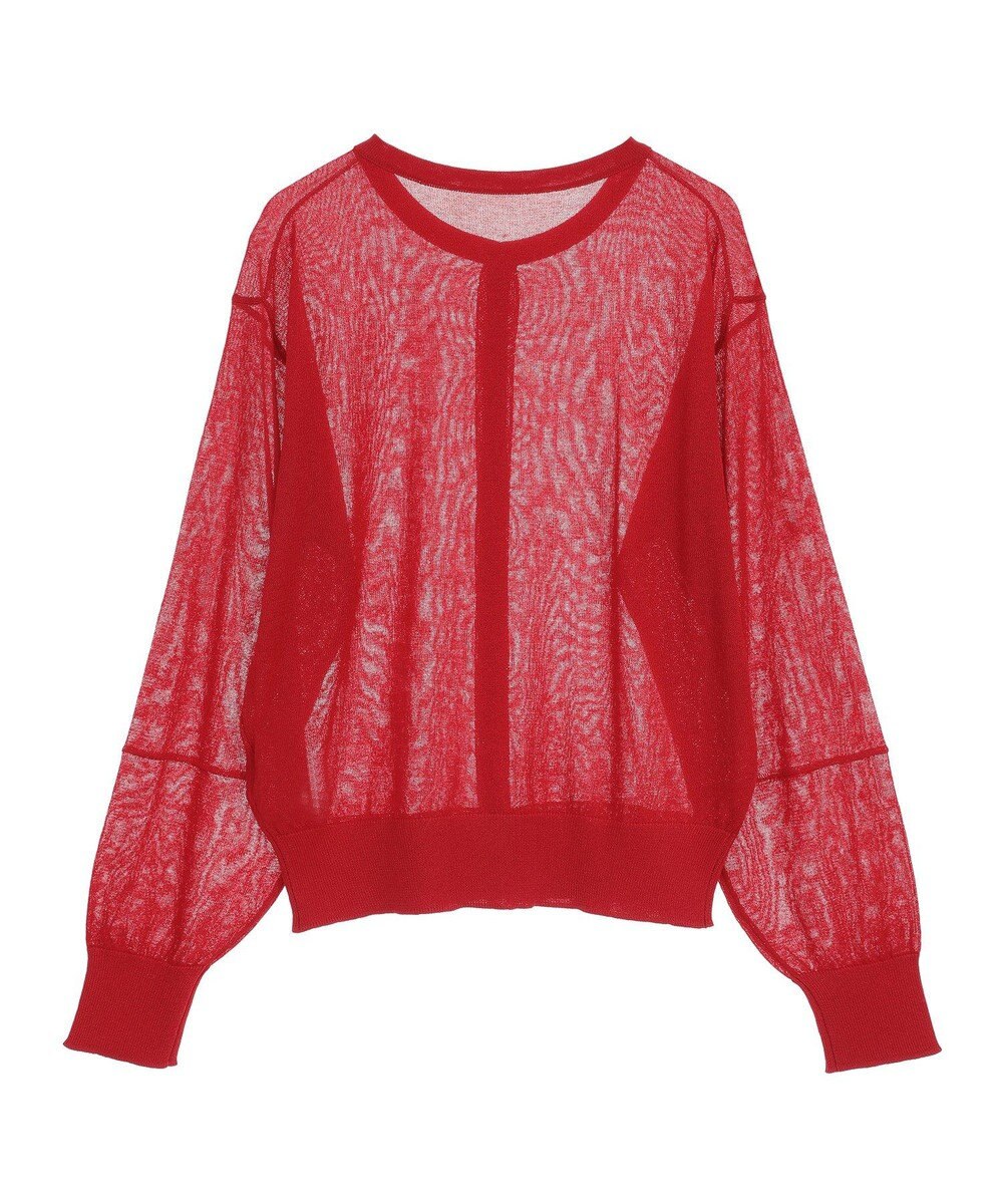 earth music&ecology ＳＥＴ２点シアーニットプルオーバー＋カーディガン 