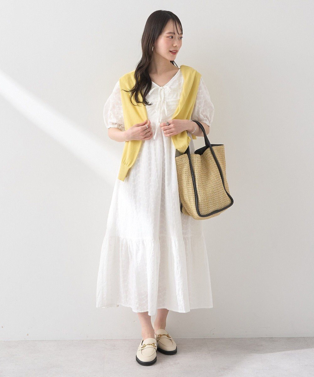 earth music&ecology ＳＥＴ２点シアーニットプルオーバー＋カーディガン 