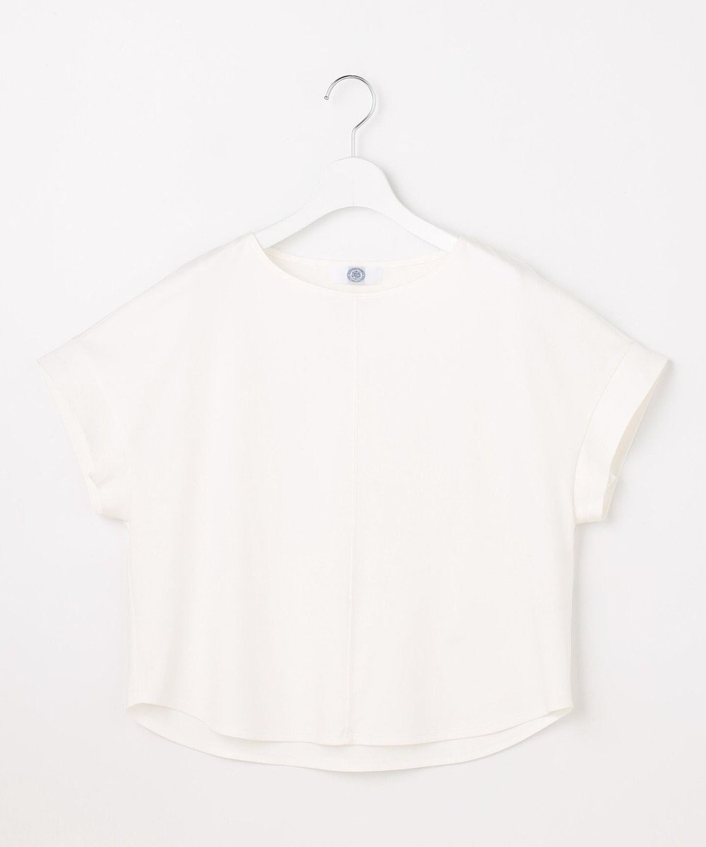J.PRESS LADIES L 【2WAY】コットンスムース フレンチスリーブ カットソー 