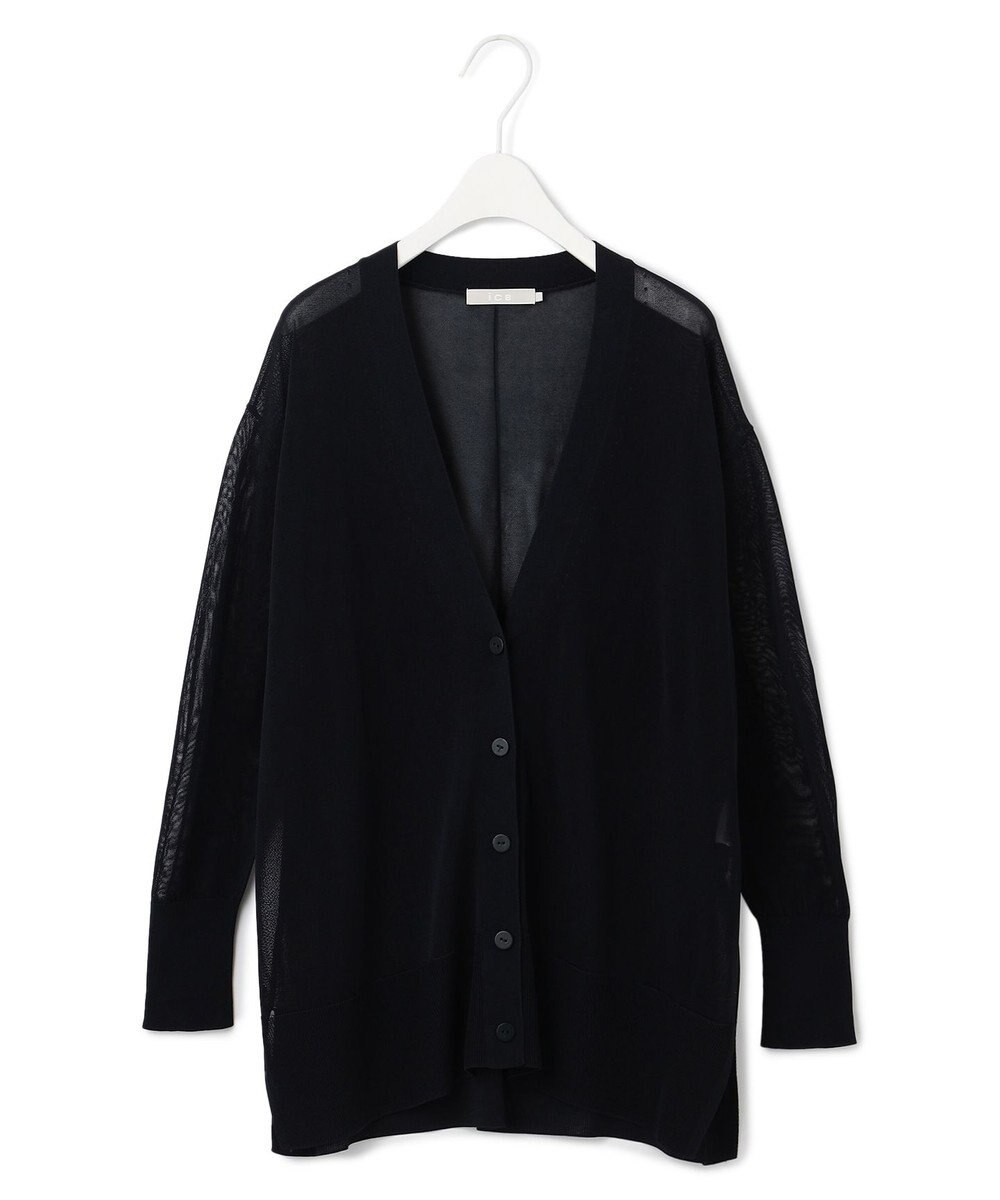 ICB 【洗える】 ドライシンセティックハイゲージ カーディガン 