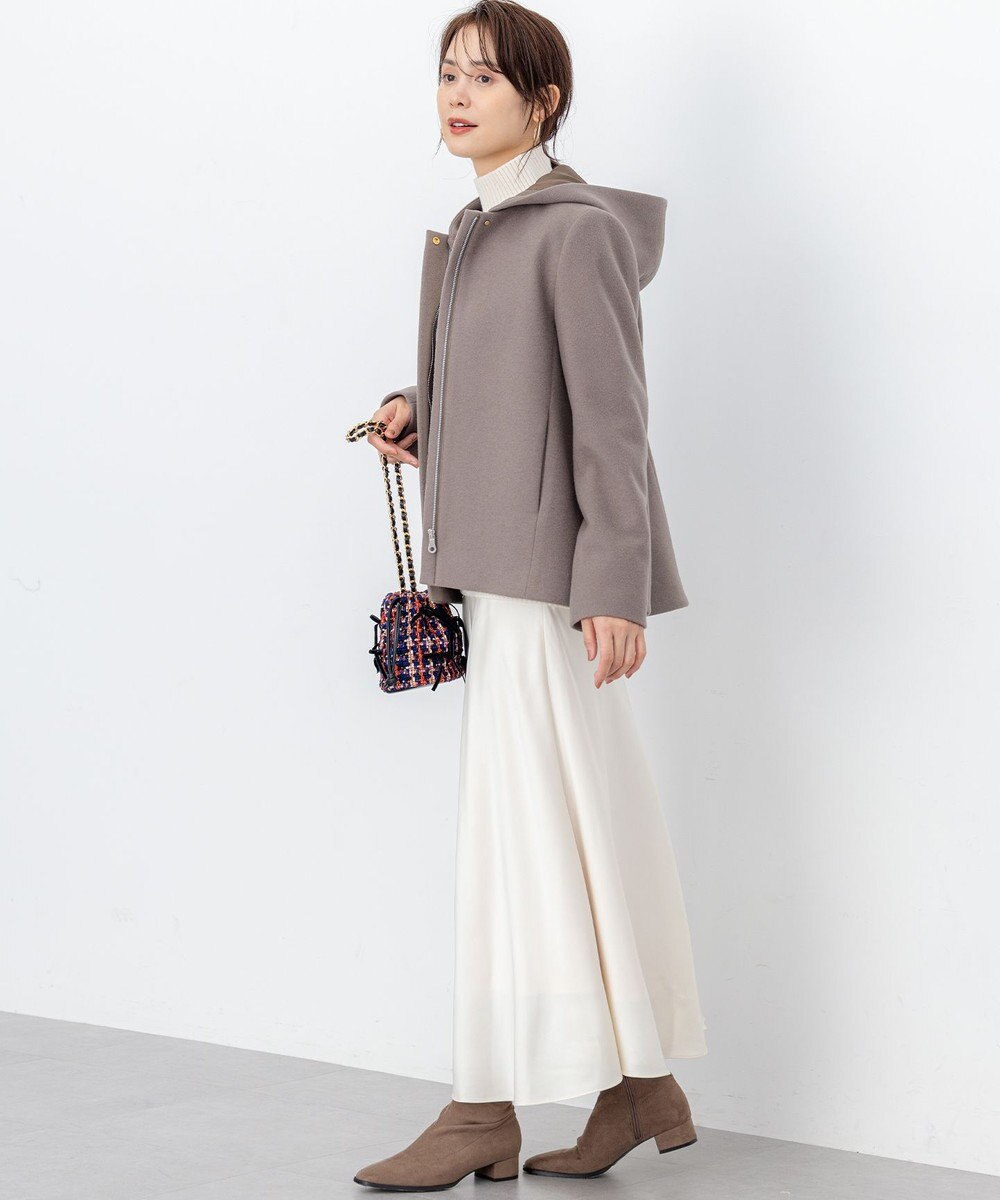 組曲 L ウールモッサ ショートコート 