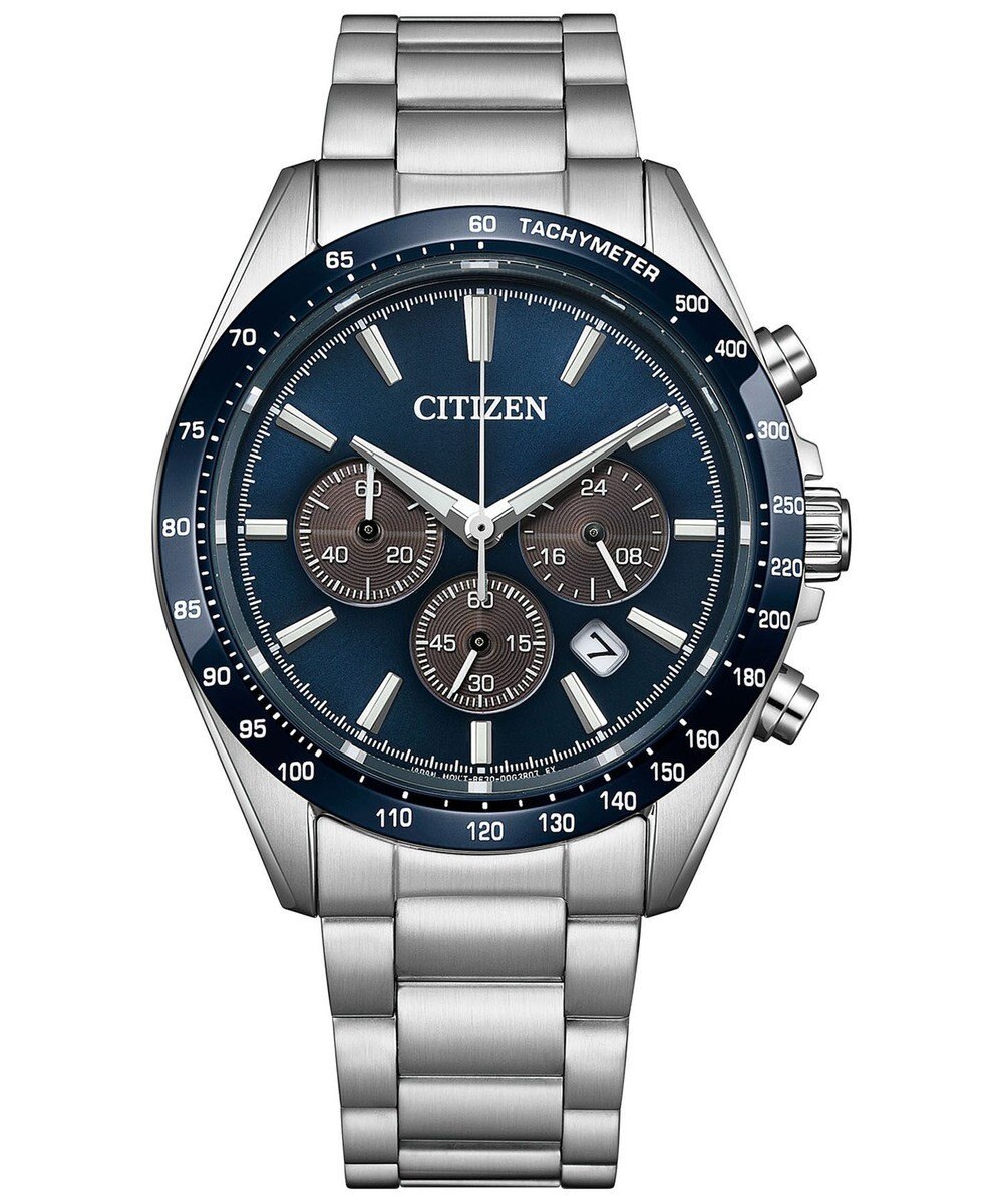 CITIZEN 【CITIZEN COLLECTION】スーツにもカジュアルにも合わせやすいクロノグラフ CA4766-51L 