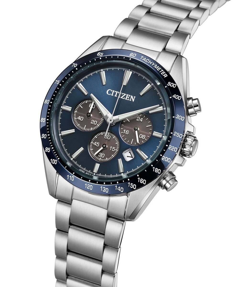 CITIZEN 【CITIZEN COLLECTION】スーツにもカジュアルにも合わせやすいクロノグラフ CA4766-51L 