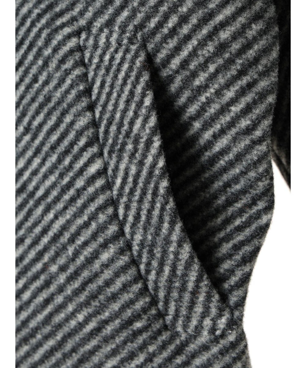 AMERICAN HOLIC ツイードライクコクーンミディコート 