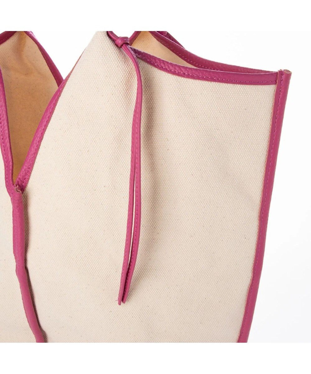 UNBILLION perche コットン×牛革付属トートバッグ L 