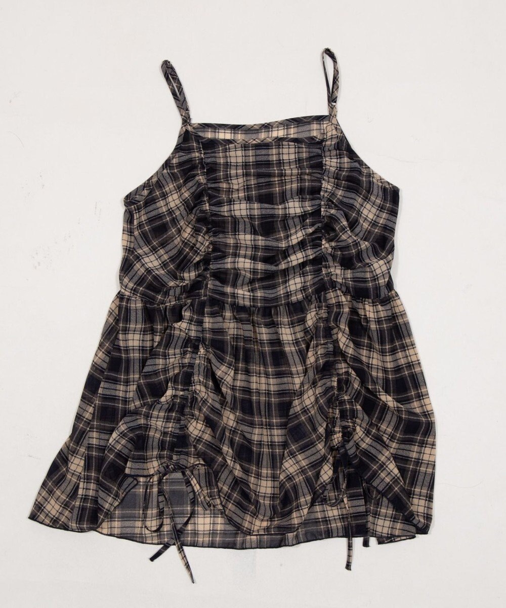 WEGO ドロストデザインキャミワンピース 