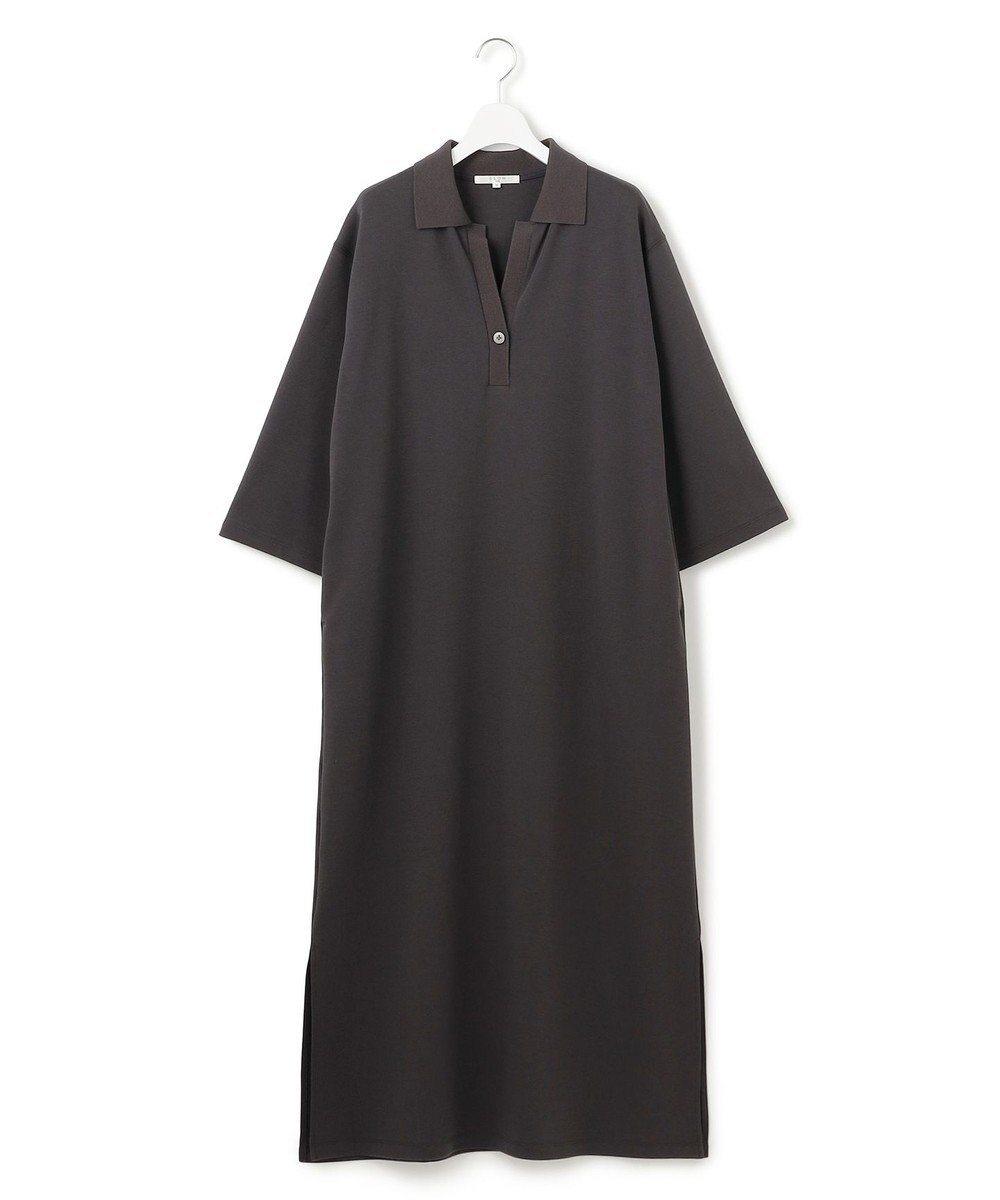 23区 L 【SLOW/一部店舗限定】ライトダンボール スキッパー ワンピース 