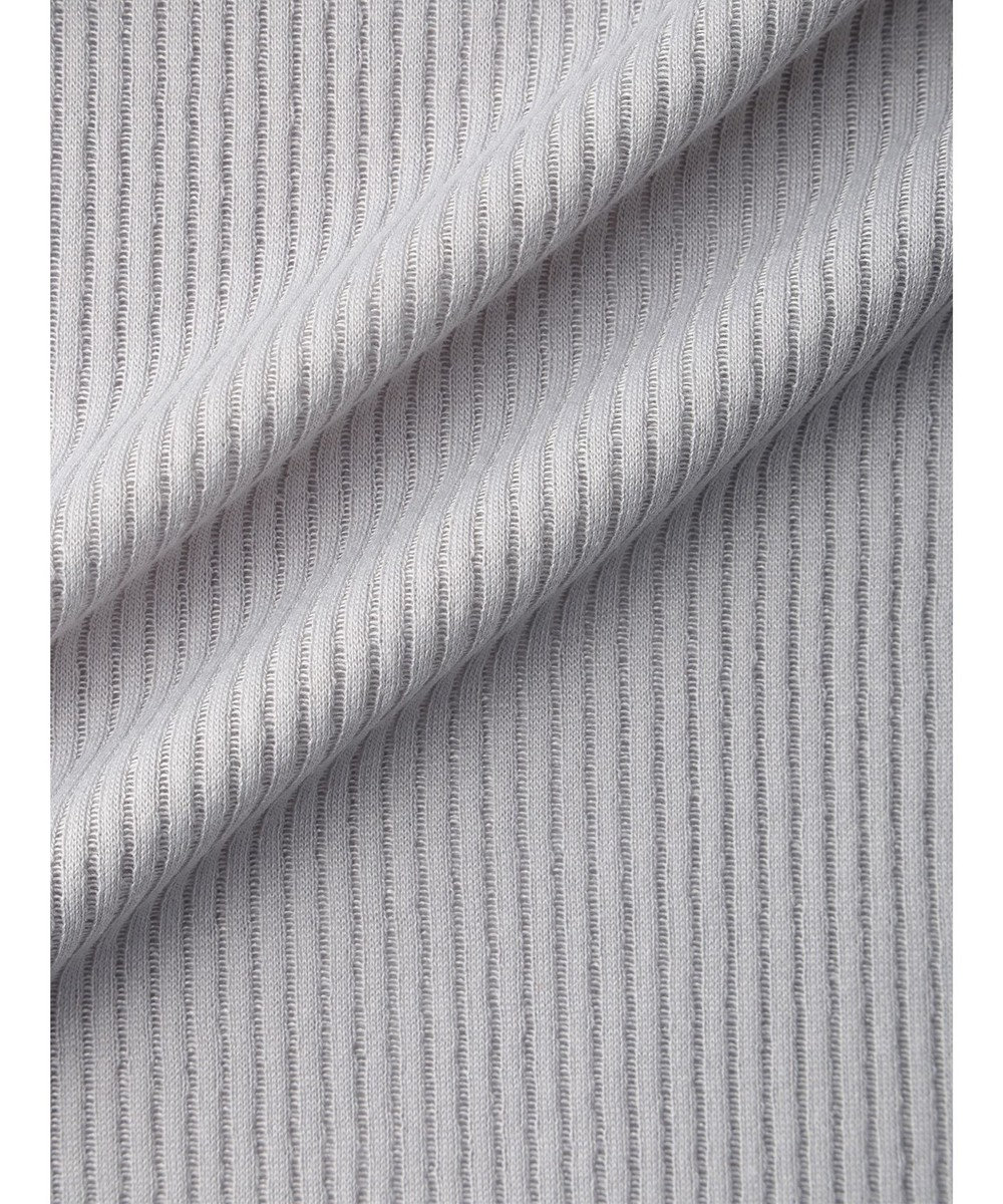 Green Parks 配色ステッチシアーリブプルオーバー 