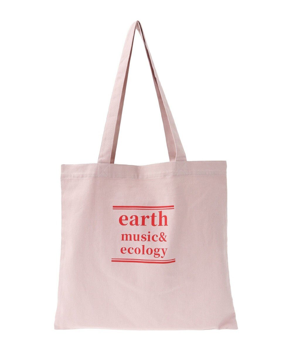 earth music&ecology バイカラーロゴトートバッグ 