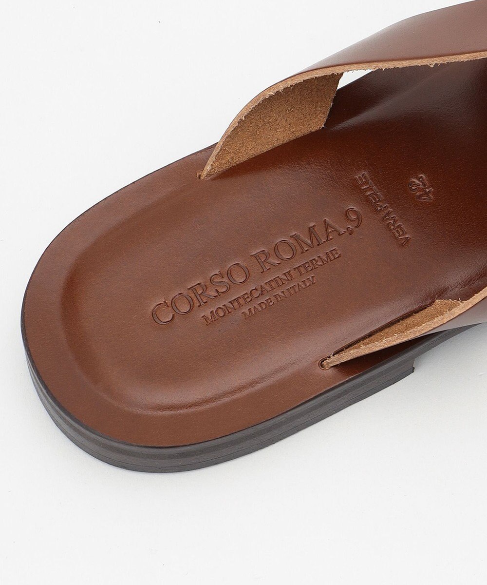 JOSEPH ABBOUD MOUNTAIN 【SPACE】レザーサンダル 