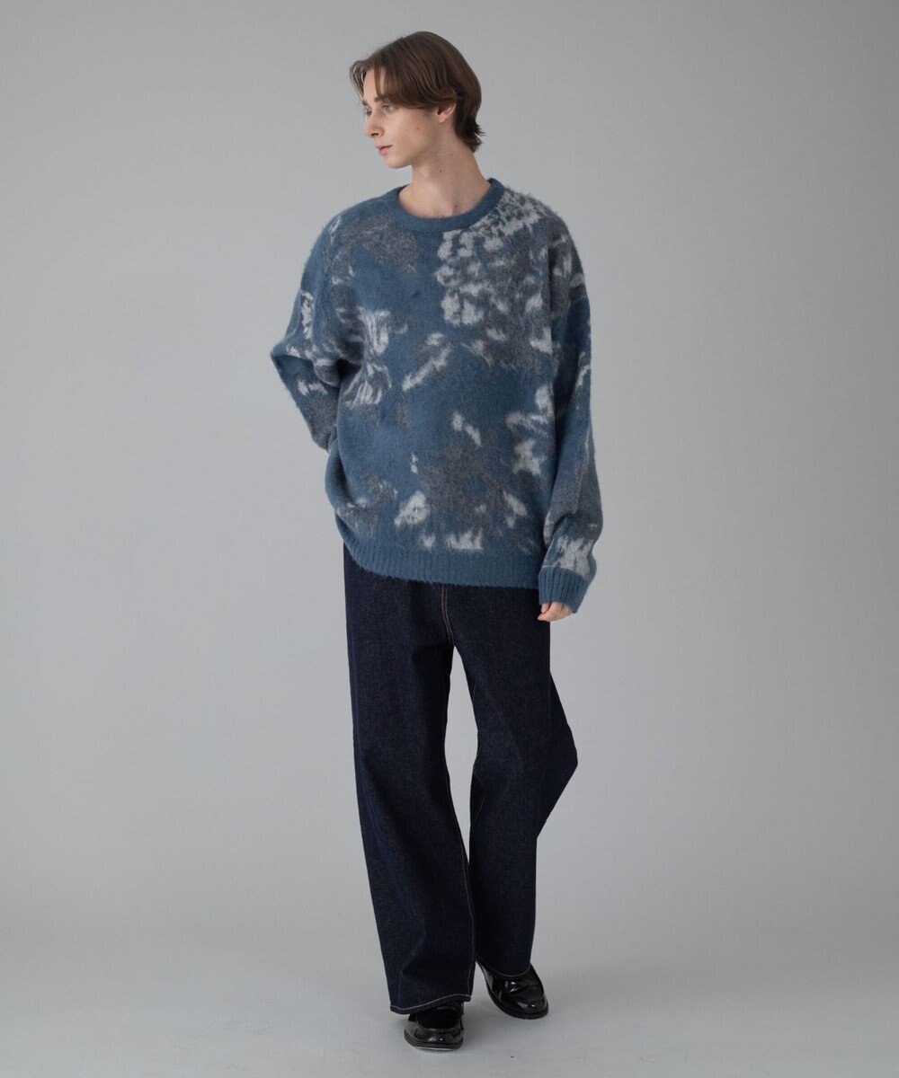 WEGO 【ユニセックス着用ITEM/MLサイズ展開】ファジーパターンプルオーバー 