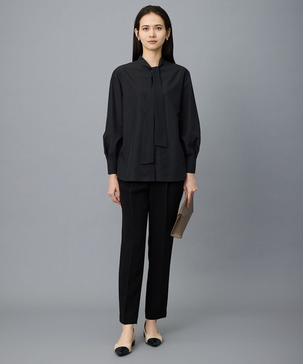 自由区 L 【カタログ掲載】ナチュラルタッチボウタイ ブラウス 