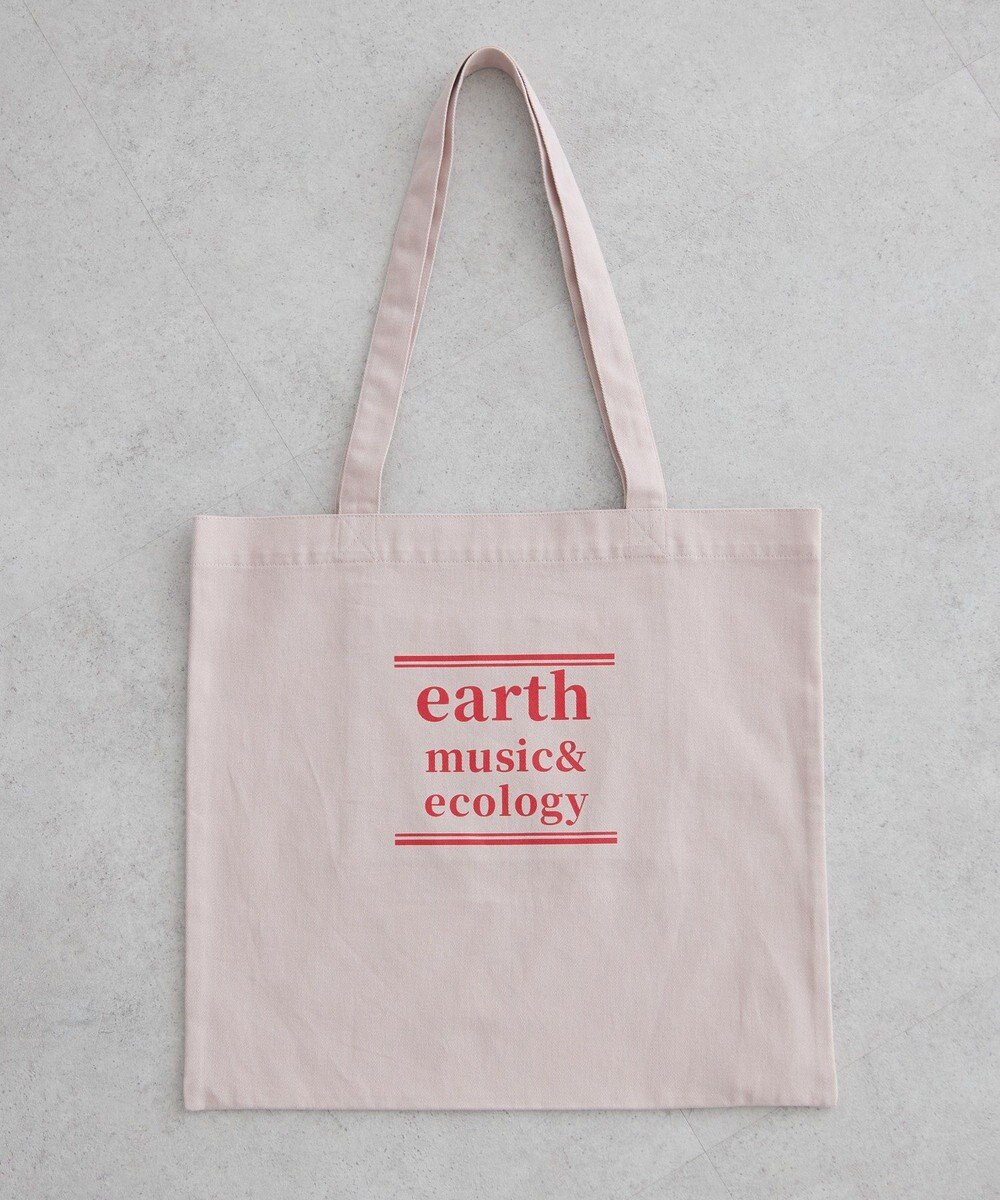 earth music&ecology バイカラーロゴトートバッグ 