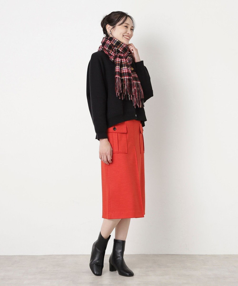 MOONBAT WEB限定【洗える】ミエル (miel) カシミヤ100％ チェックストール 