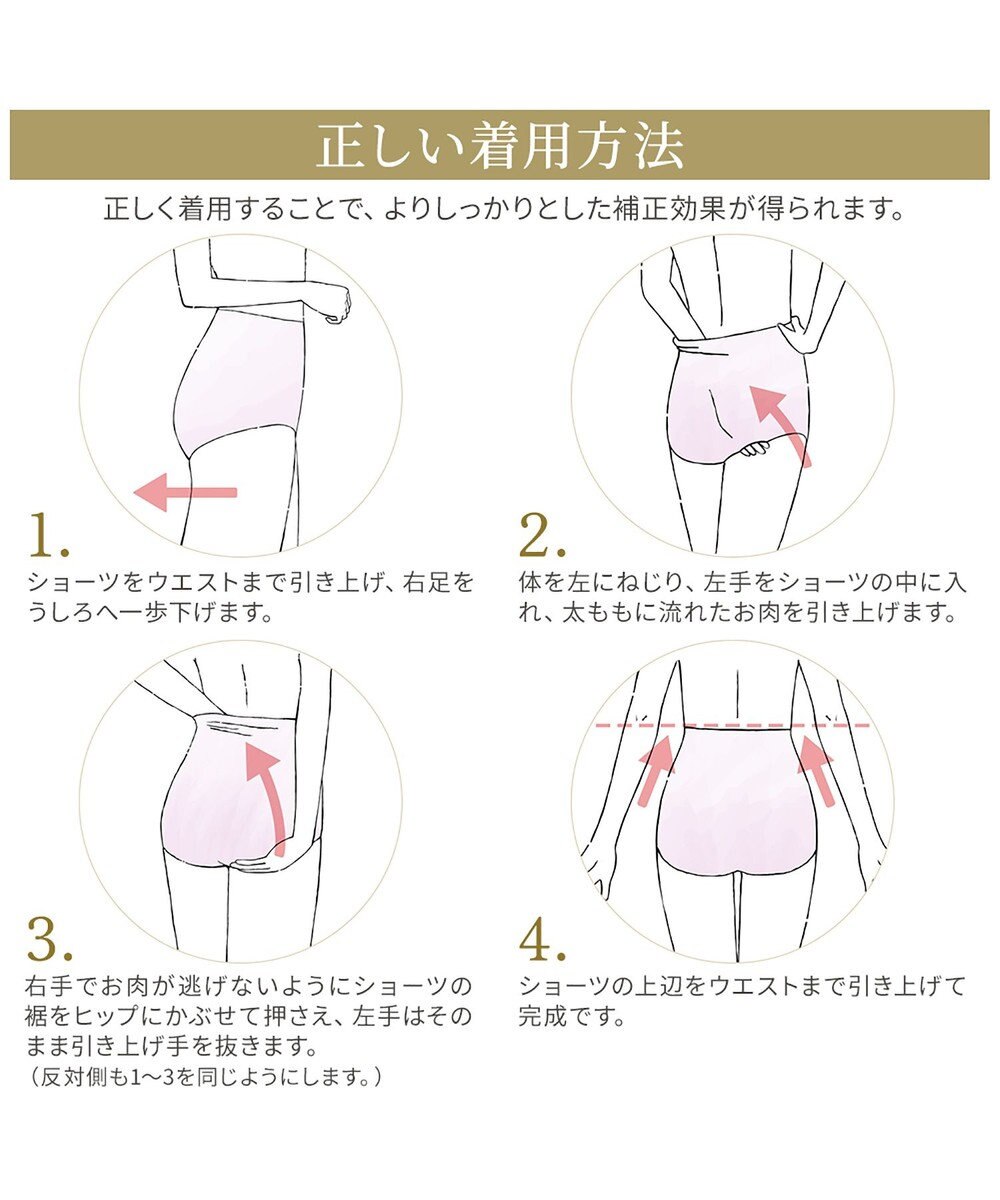BRADELIS New York 【BRADELIS NewYork peace】ビューティフルヒップショーツ25 ブラデリス 選べるデザイン 補整下着 補正 深め ショーツ 