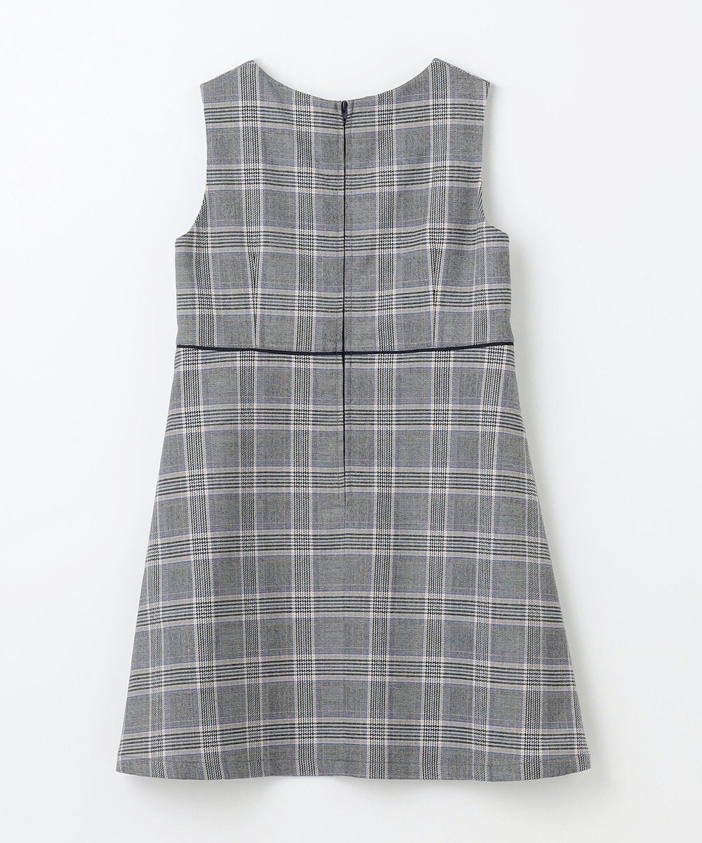 組曲 KIDS 【110-140cm】キチントチェック ジャンパースカート 