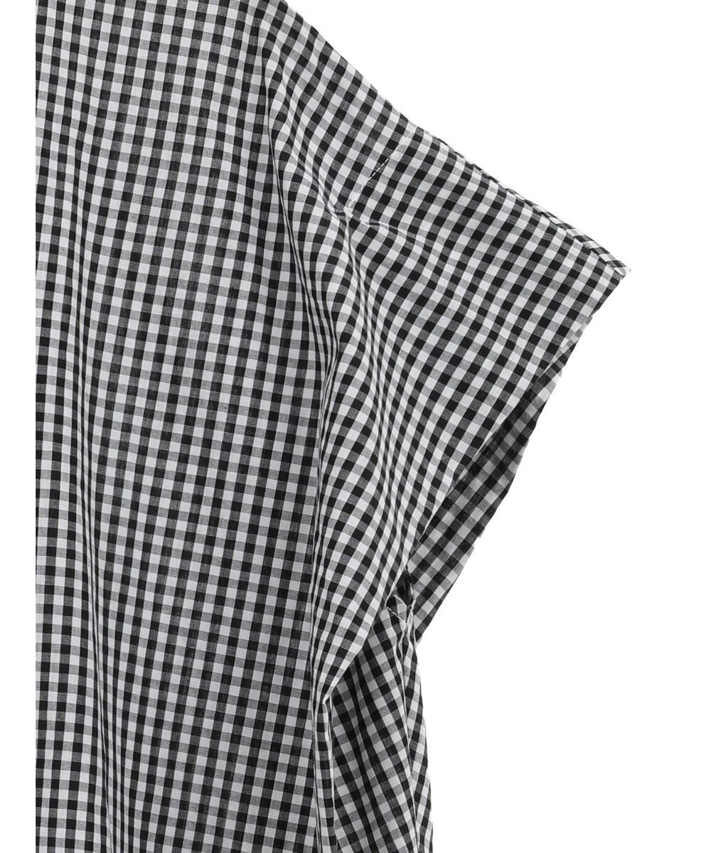 CRAFT STANDARD BOUTIQUE ステンサイドソリッドギンガムチェックブラウス 