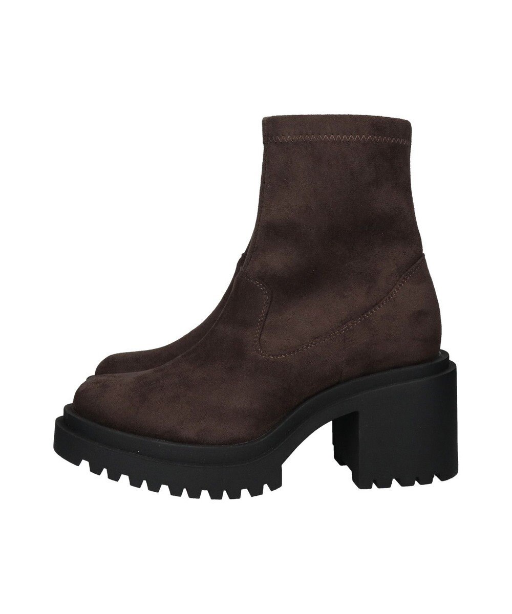 Bridget Birkin 【Round About】厚底ラギットソールストレッチブーツ 