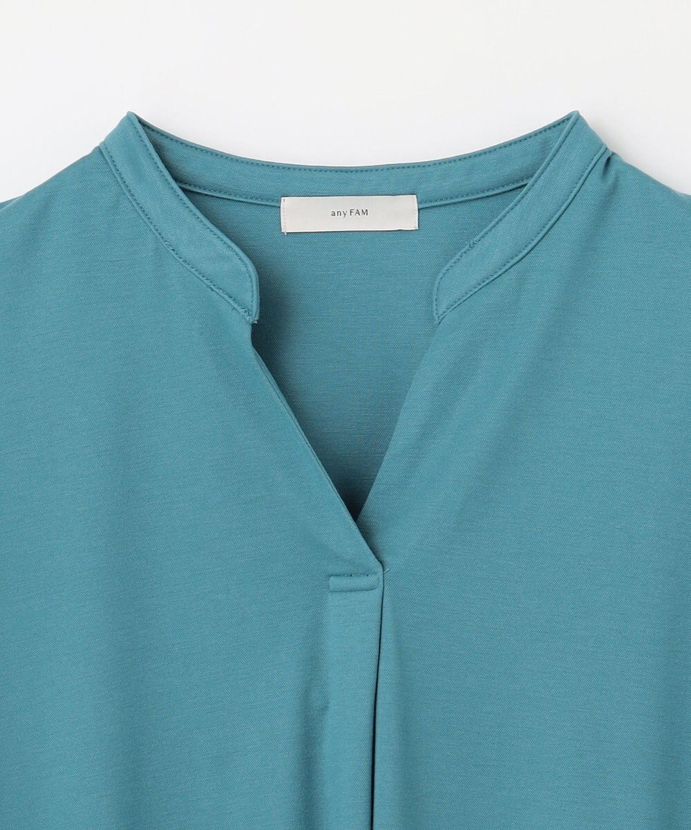 ANY ストレッチピケカシュクールカットソー 