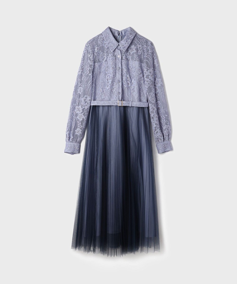 GRACE CONTINENTAL コードレースプリーツワンピース 