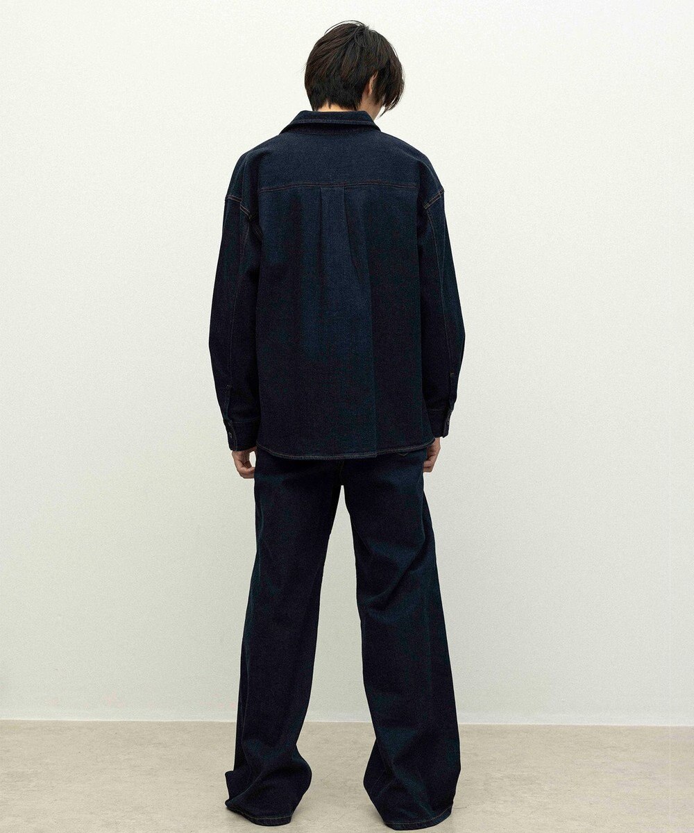 NAVE 【ReNAVE　洗える】ワイドストレッチデニム 