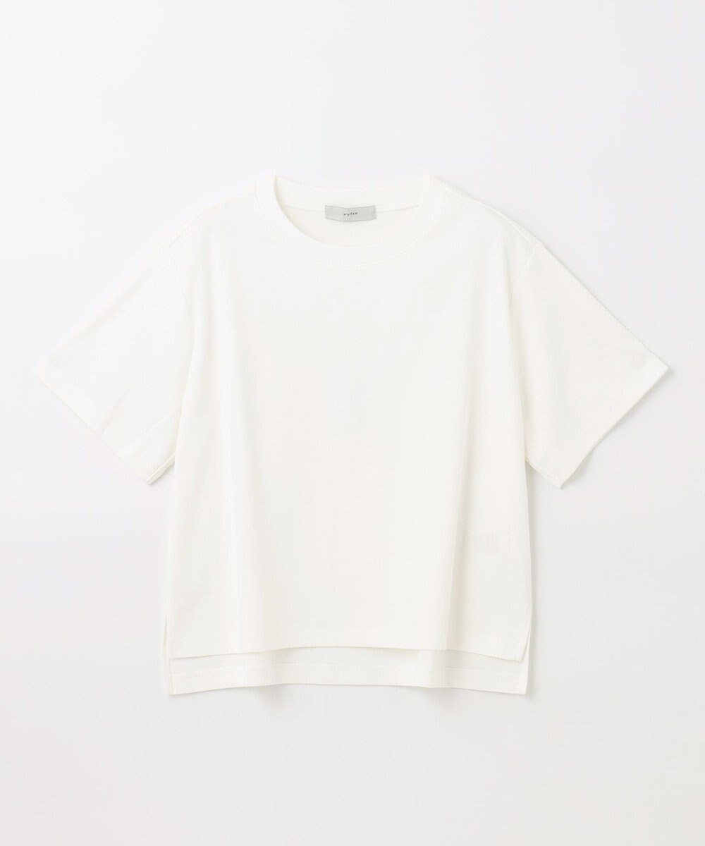 ANY 【接触冷感】クロップド丈半袖Tシャツ 