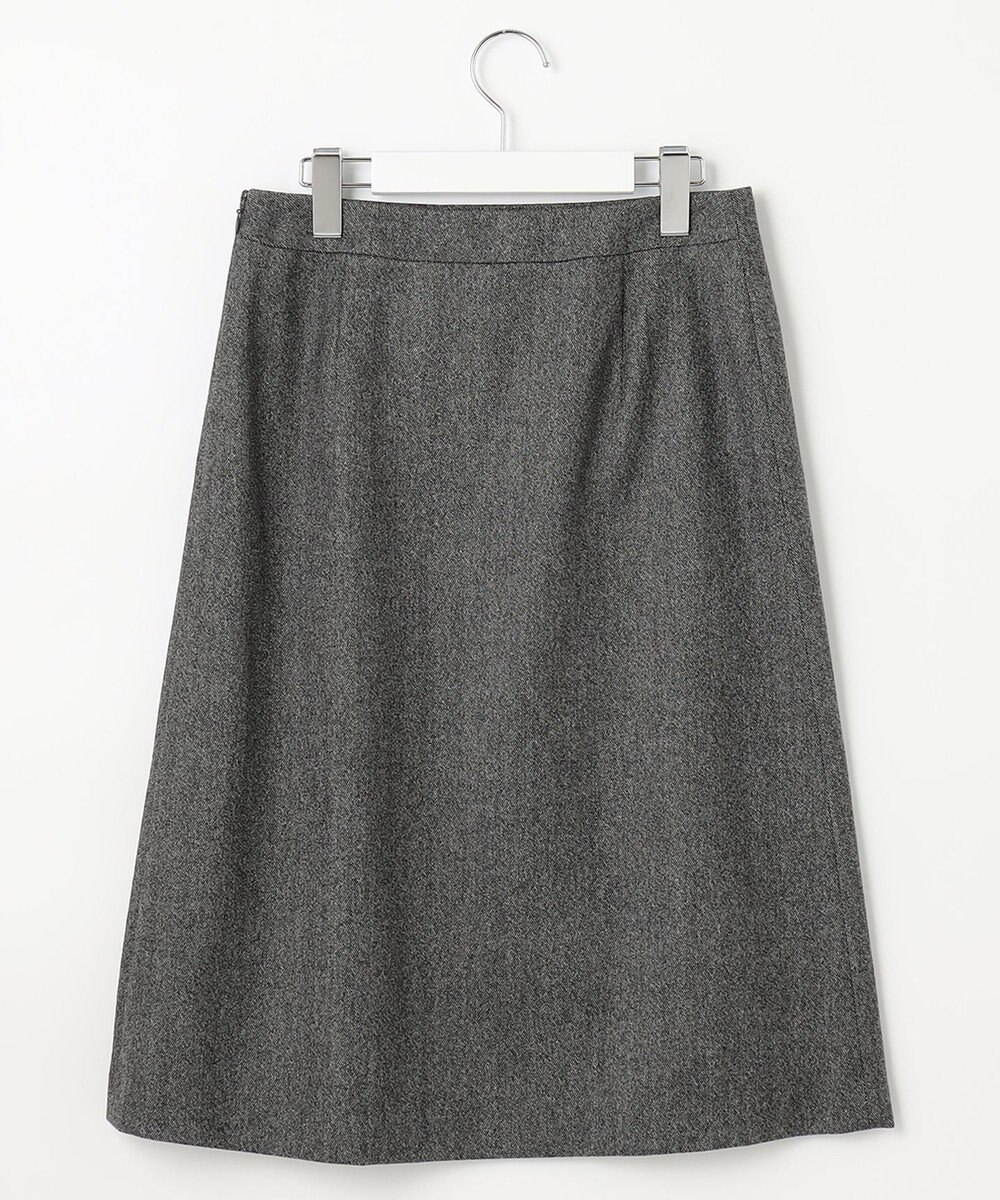 J.PRESS LADIES 【セットアップ対応】ウールストレッチツイード スカート 
