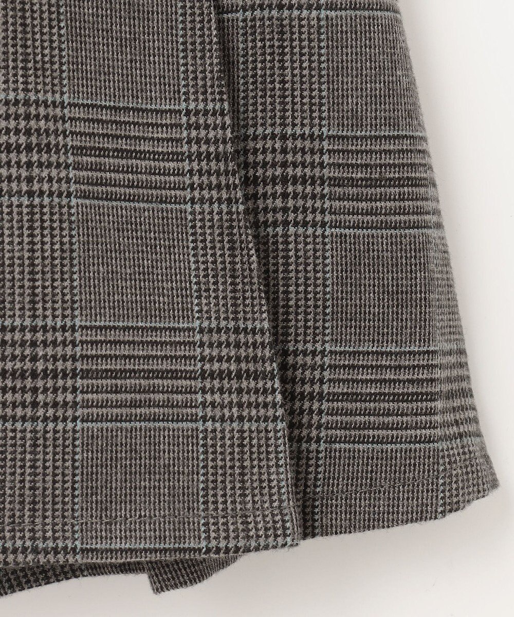 ANY KIDS チェック柄 プリーツ キュロット 