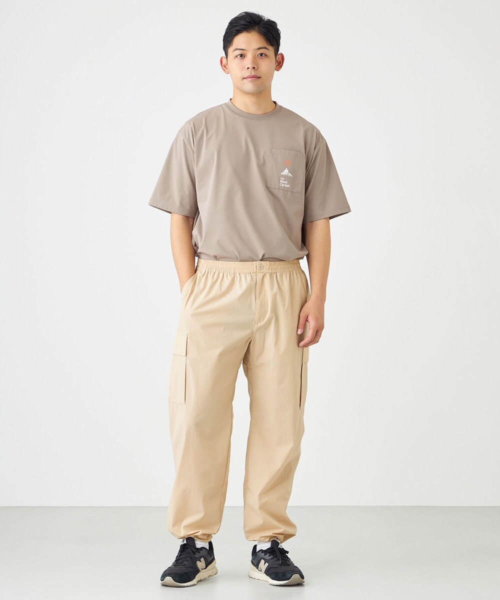 SHARE PARK MENS 【撥水・UVカット・ストレッチ・軽量 】ナイロンカーゴパンツ（Lサイズ） 