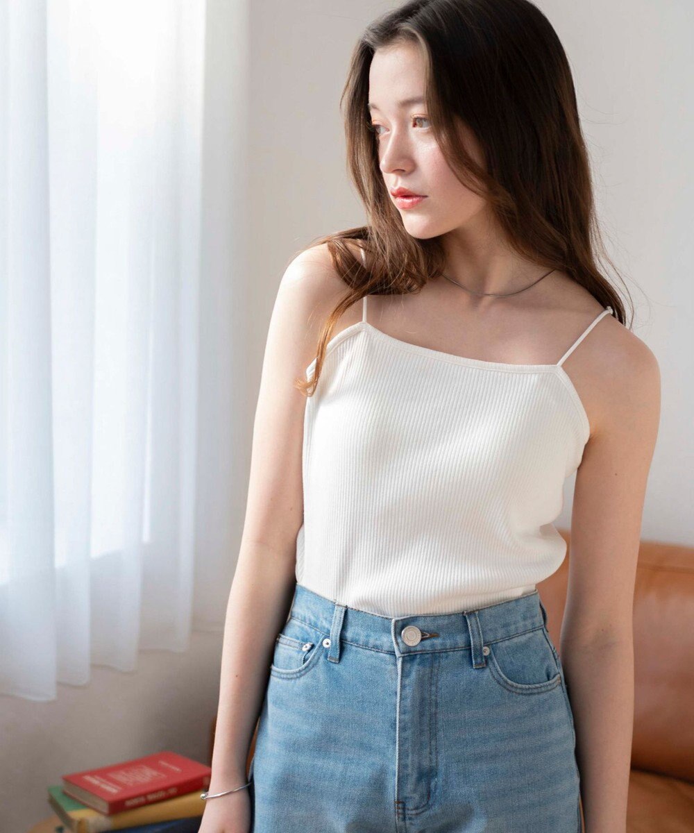 WEGO 【カップ付き/SMサイズ展開】なちゅ盛れカップインキャミ 