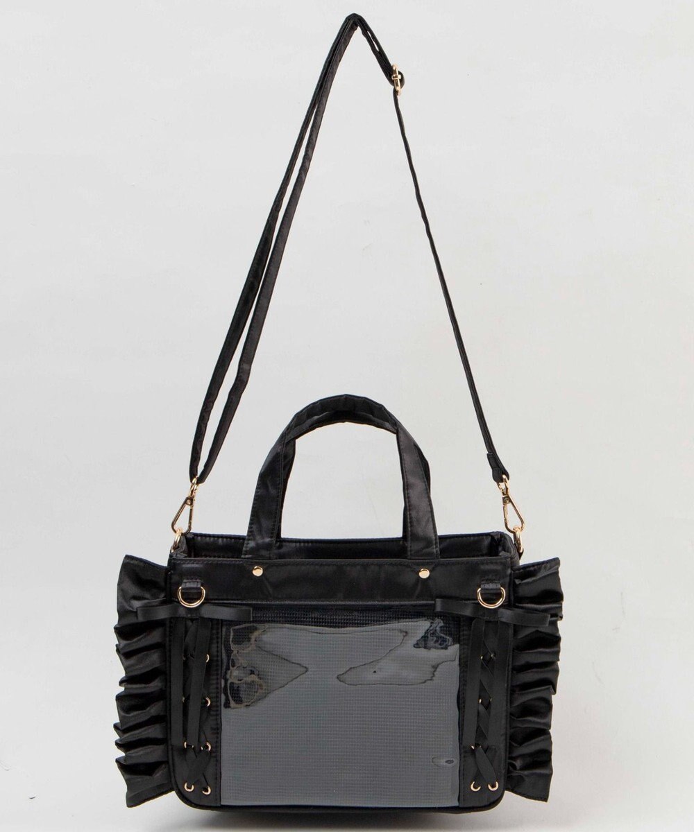 WEGO 【痛バ＆推し活グッズ】きらめきレースアップフリル痛ショルダー 