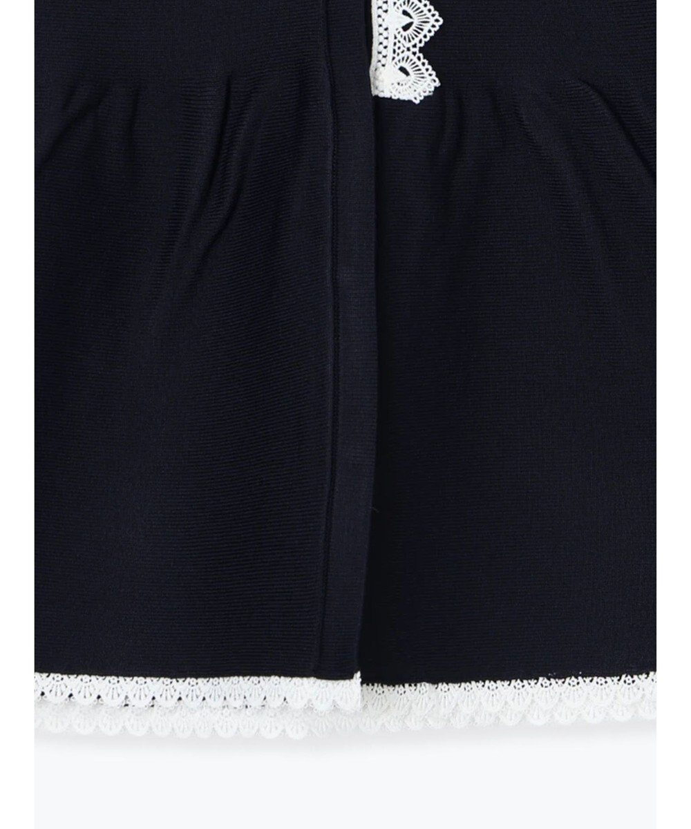 Te chichi レースペプラムベスト 